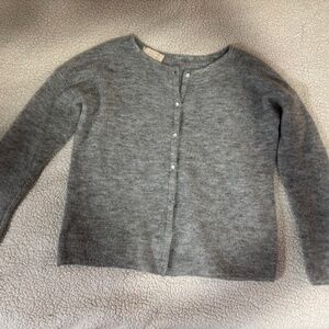 Sezane Gaspard Cardigan Grey Size Medium